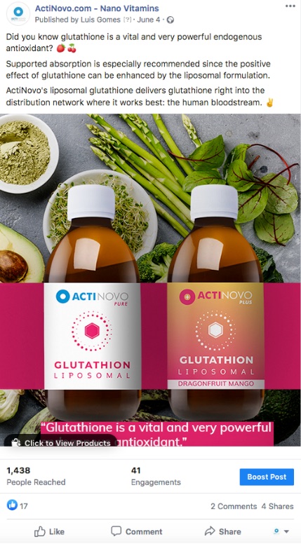 actinovo glutathione Now Foods - L Glutathione 250mg - 1 Each-60 VCAP main image 0